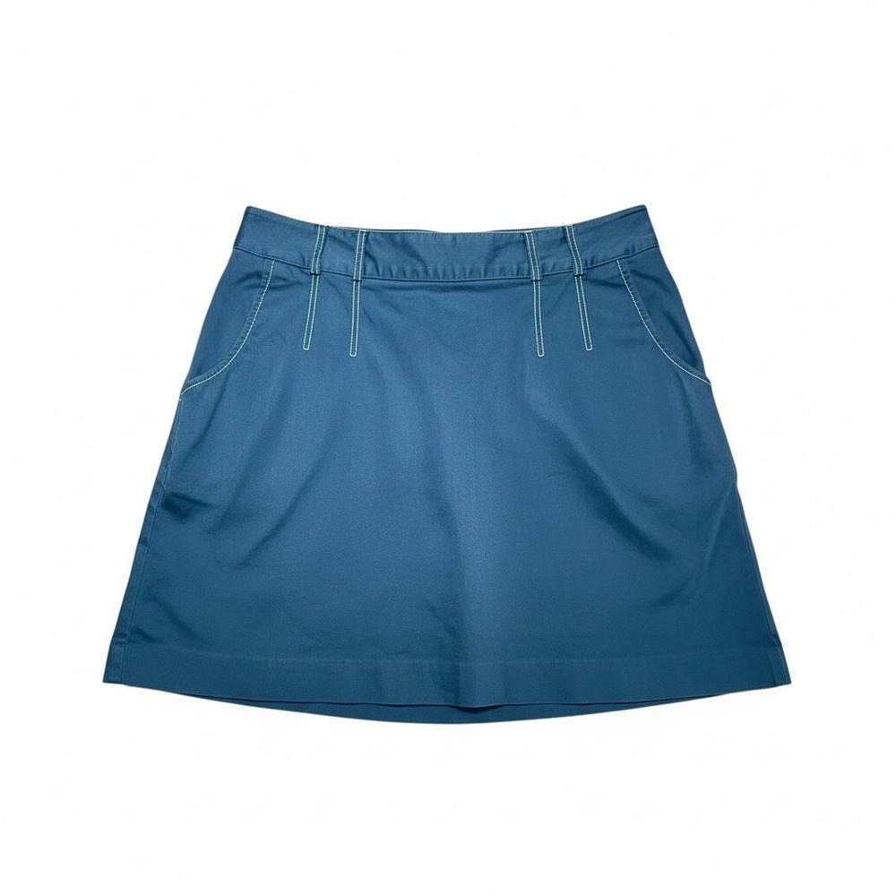 Sport Haley Golf Skort Size 8 Navy Blue Mint Lined A-Line Active Skirt